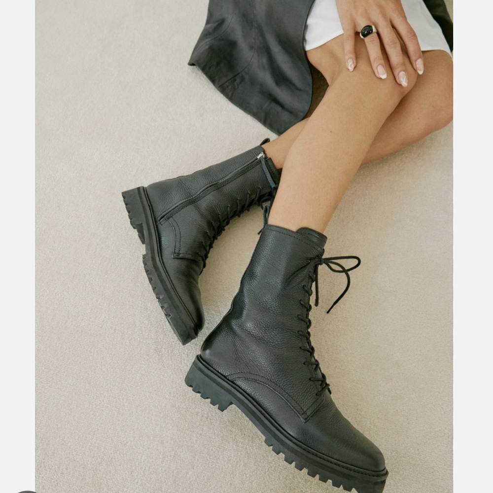 Reformation Katya combat boot 5.5